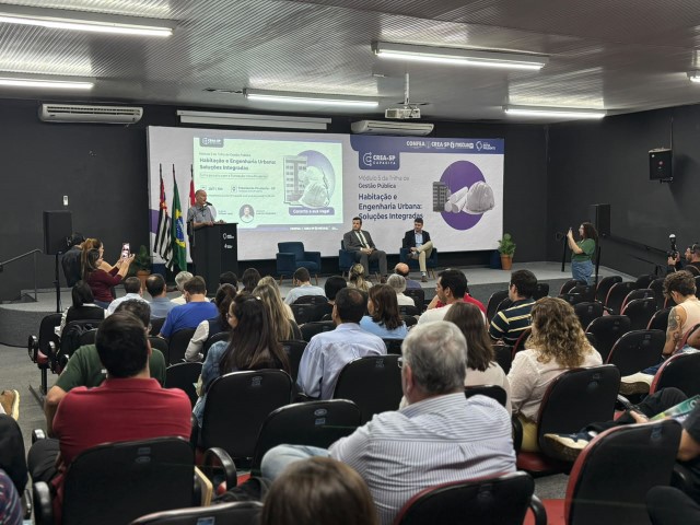 Crea-SP promove Trilha de Gestão Pública para qualificação de profissionais