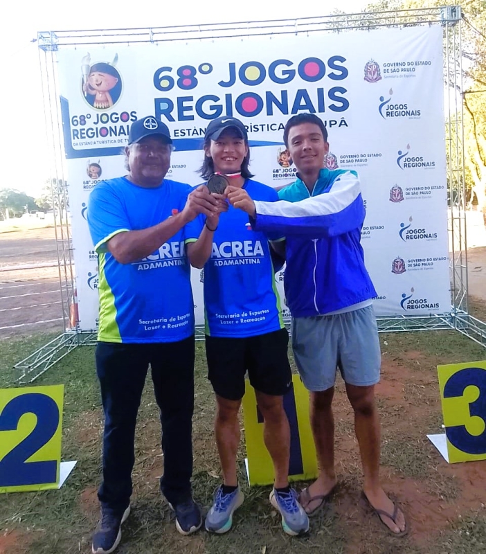 Adamantina brilha nos Jogos Regionais com medalhas de ouro e bronze no atletismo