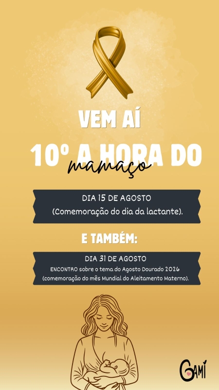 Agosto Dourado: GAMI promove campanha de incentivo à amamentação em Adamantina