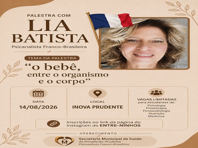 Palestra sobre desenvolvimento infantil acontece em Presidente Prudente