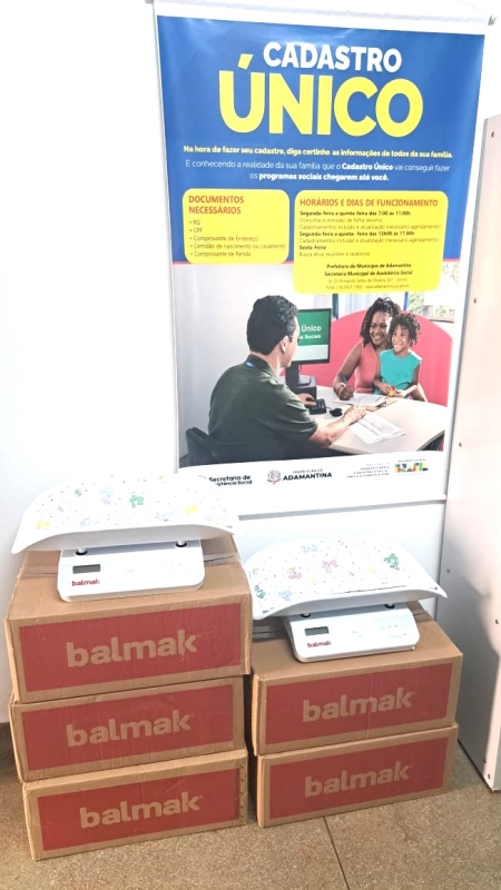 Adamantina investe em balanças infantis para saúde de crianças do Bolsa Família