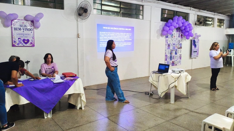 Projeto ASA realiza evento de conscientização sobre violência contra a mulher em Agosto Lilás