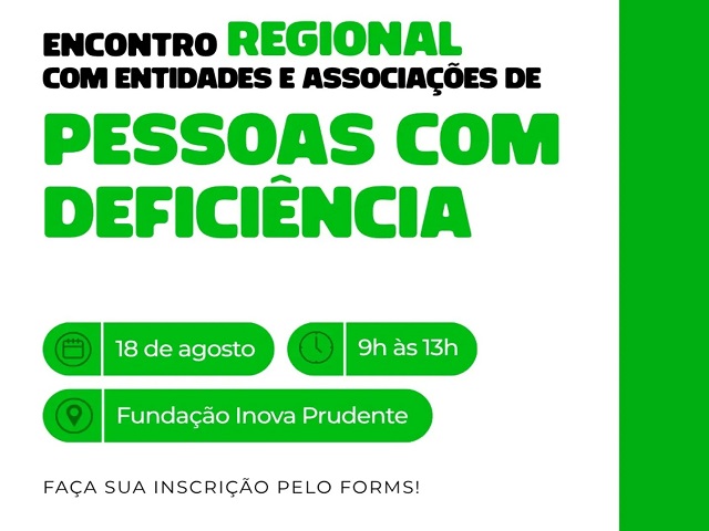 Escola da Inclusão em Presidente Prudente: Formação sobre Direitos da Pessoa com Deficiência