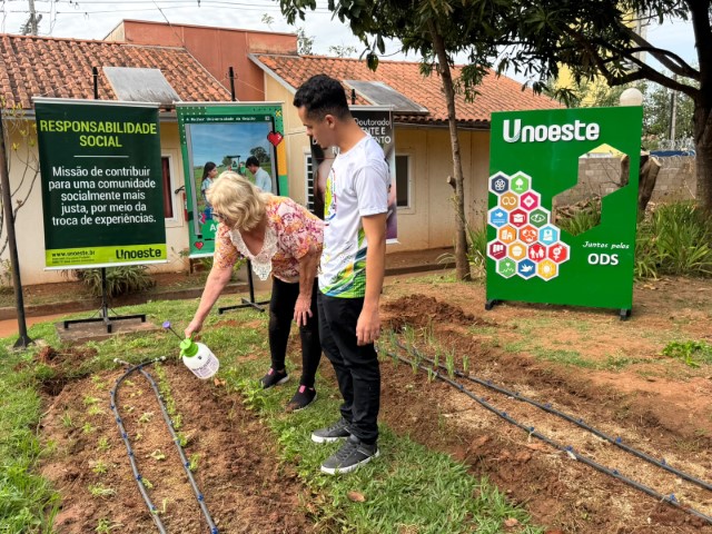 Replantio de Horta Agroecológica Melhora Qualidade de Vida em Presidente Prudente