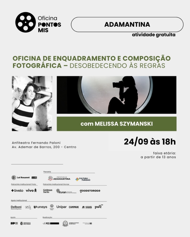 Oficina de Fotografia em Adamantina: Aprenda a Desobedecer às Regras