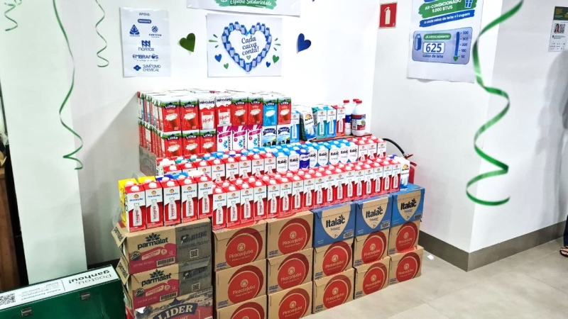 CAMDA doa 625 litros de leite ao Fundo Social de Adamantina para ajudar entidades