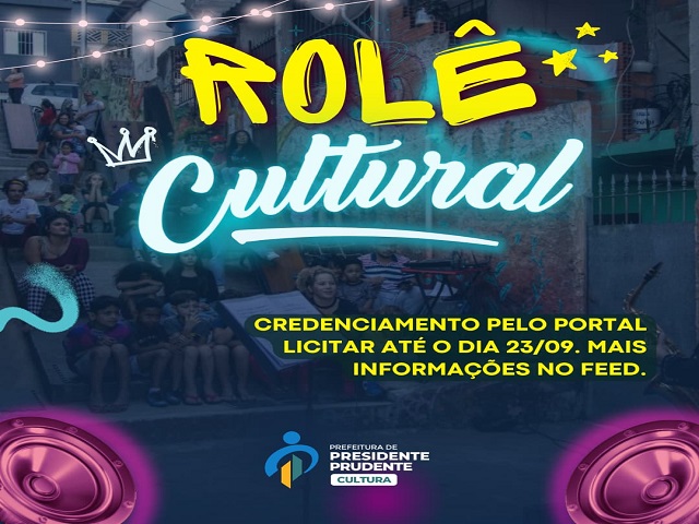 Rolê Cultural em Presidente Prudente traz arte e diversidade para as ruas