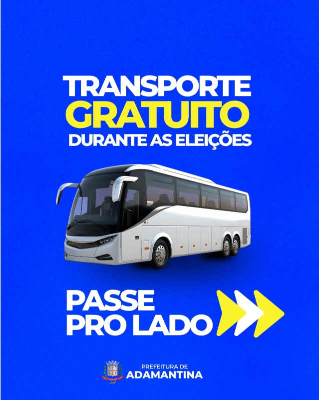 Horários Especiais de Transporte em Adamantina para Eleições de Outubro