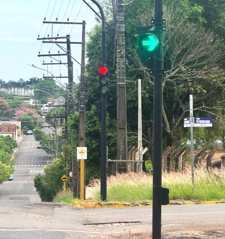 Demtran alerta sobre nova sinalização na Avenida Rio Branco em Adamantina