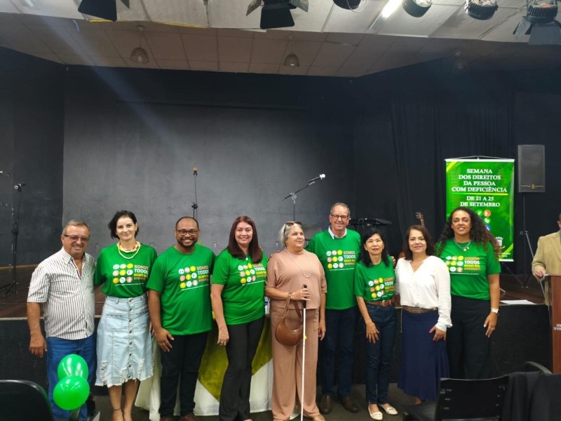 Adamantina celebra Setembro Verde com palestra sobre inclusão e direitos das pessoas com deficiência