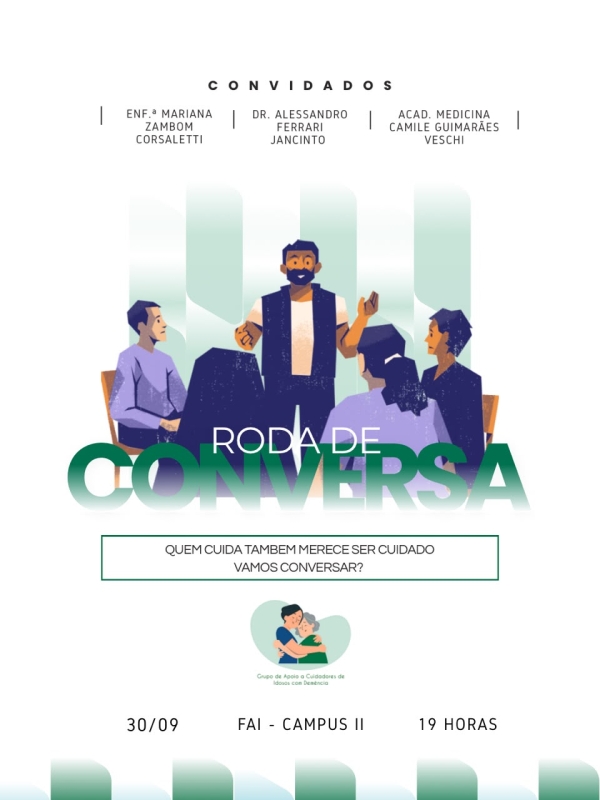 Roda de Conversa para Cuidadores de Pessoas com Demência na FAI