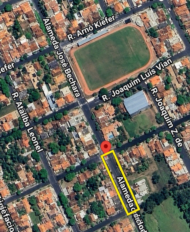 Interdição na Alameda José Bechara em Adamantina para melhorias na infraestrutura
