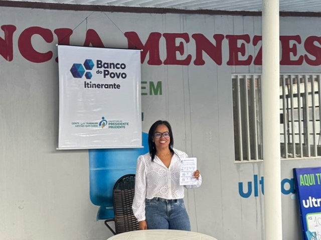 Banco do Povo Itinerante chega a Presidente Prudente para apoiar empreendedores locais