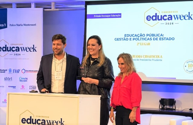 Cidadescola é premiado como destaque nacional em educação pública