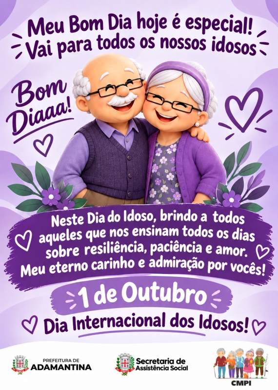 Adamantina celebra o Dia Internacional da Pessoa Idosa com homenagem especial